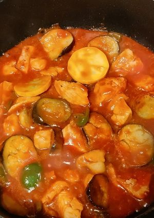 超手抜き夏野菜のガーリックトマトソース-レシピのメイン写真