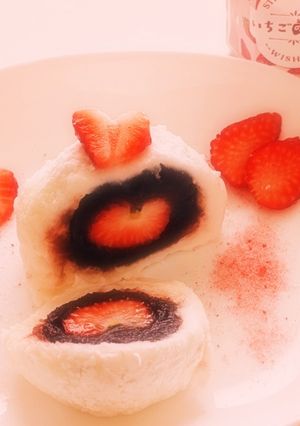 いちご大福-レシピのメイン写真
