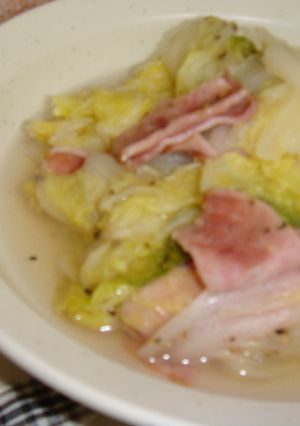 白菜とベーコンの煮物-レシピのメイン写真