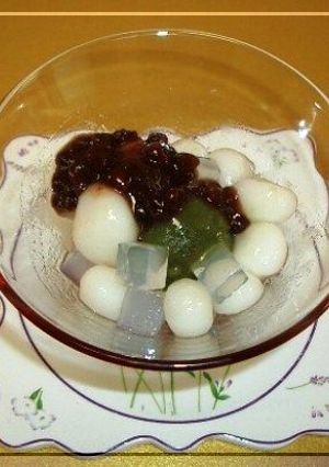 夏仕様　白玉寒天-レシピのメイン写真
