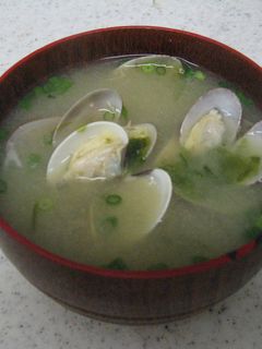 簡単あさりの味噌汁-レシピのメイン写真