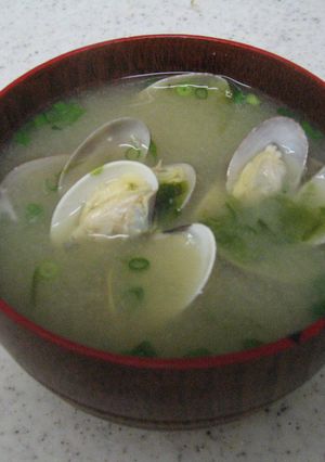 簡単あさりの味噌汁-レシピのメイン写真
