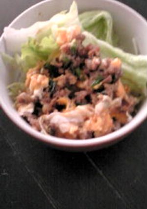 餃子の具de♪ｽﾀﾐﾅ丼☆-レシピのメイン写真