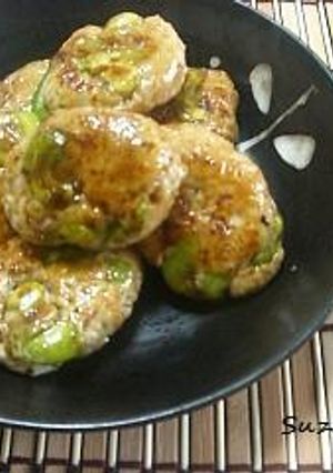 そら豆入り鶏つくね-レシピのメイン写真