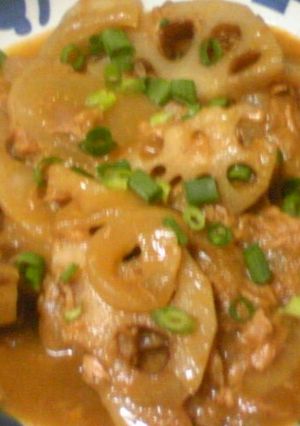 ツナとレンコンの和風カレー煮-レシピのメイン写真