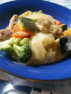 ☆がらスープで緑黄色野菜の豆乳煮込み☆-レシピのメイン写真