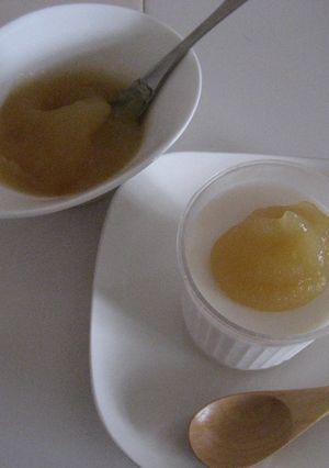 豆乳りんごムース-レシピのメイン写真