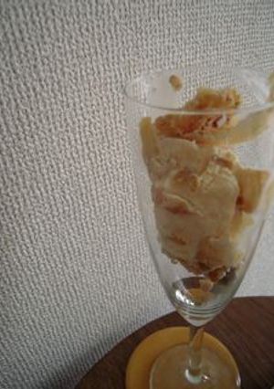 焼きリンゴとアイスクリームのデザート-レシピのメイン写真