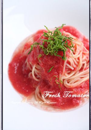 冷製☆トマトパスタ-レシピのメイン写真
