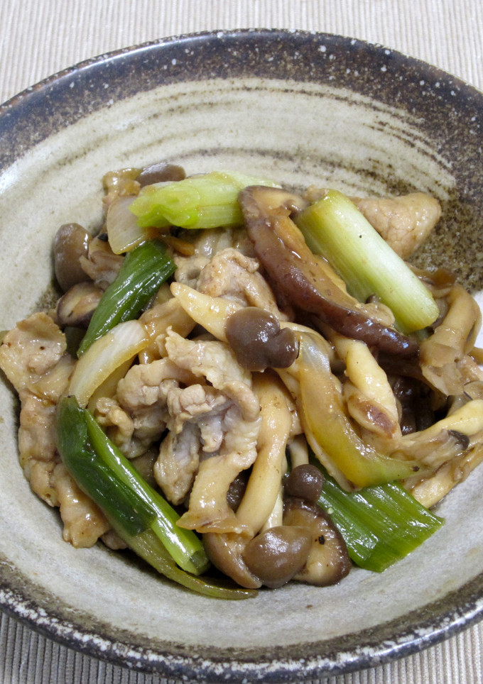 きのこと豚肉の炒め煮-レシピのメイン写真