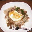 タイ風 挽肉炒ヌードル