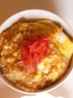 テンカス卵とじ丼-レシピのメイン写真