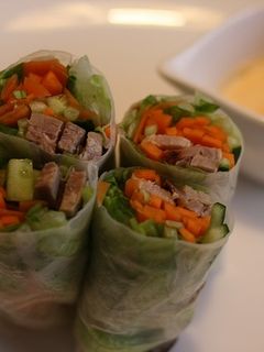 野菜の皮でエコ生春巻き-レシピのメイン写真