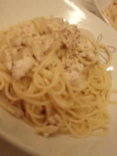 鶏ひき肉と新たまねぎのクリームパスタ-レシピのメイン写真
