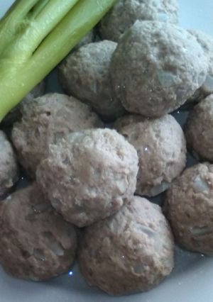 揚げずに茹でる~肉団子♪♪-レシピのメイン写真