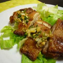 รูปของ 鶏肉の香味ドレッシングかけ