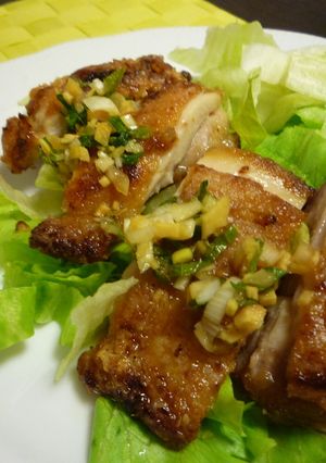 鶏肉の香味ドレッシングかけ-レシピのメイン写真
