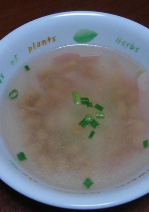 大豆とハムの中華スープ-レシピのメイン写真
