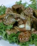 豚挽き肉のつみれ生姜あんかけ♪