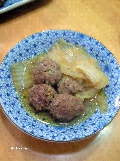 肉団子と白菜の煮込み-レシピのメイン写真