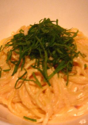 簡単にお店の味☆明太クリームパスタ-レシピのメイン写真
