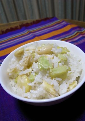 ☆柚子がほわっと香る♪そら豆ごはん☆-レシピのメイン写真