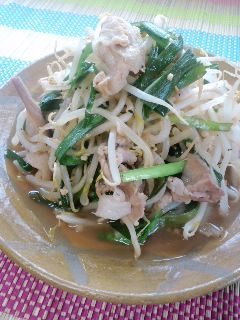もやしの酢醤油炒め-レシピのメイン写真