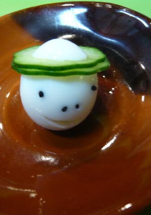 お弁当に　カッパのうずら卵-レシピのメイン写真