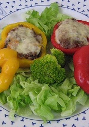ミートカレーパプリカカップ-レシピのメイン写真