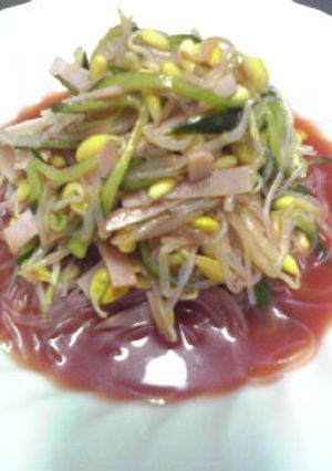 ダイエッタ−必見！春雨冷麺♪-レシピのメイン写真