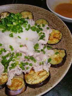 焼きなすと豚しゃぶのさっぱりおろしポン酢-レシピのメイン写真