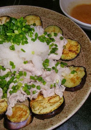 焼きなすと豚しゃぶのさっぱりおろしポン酢-レシピのメイン写真