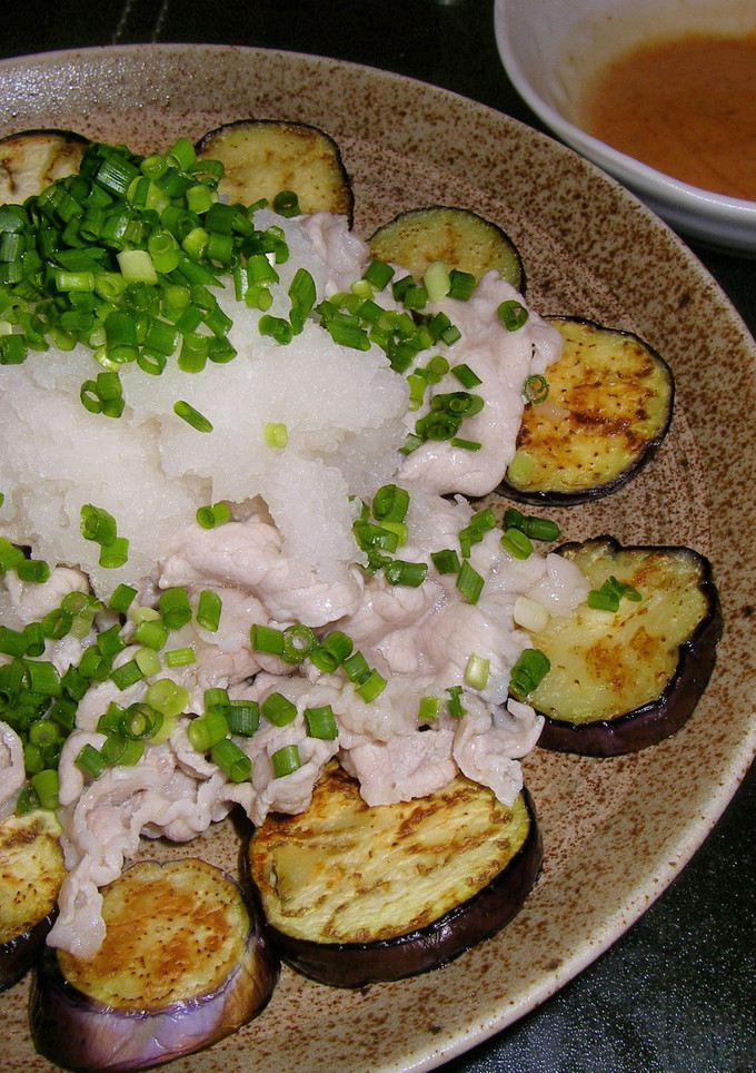 焼きなすと豚しゃぶのさっぱりおろしポン酢-レシピのメイン写真