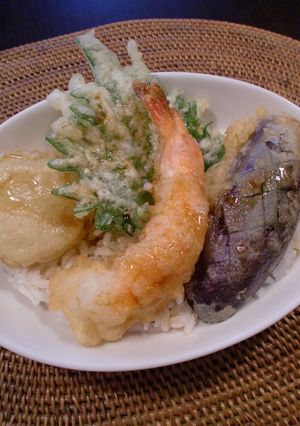 タレがご飯に染み染み～我が家の天丼☆-レシピのメイン写真