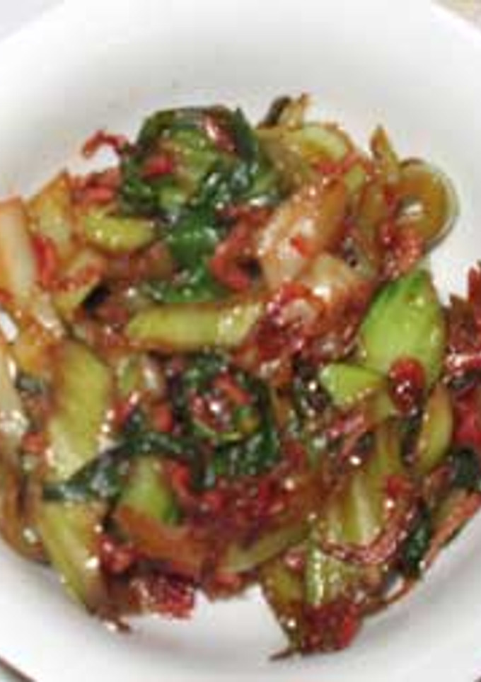 青梗菜と干しえびの炒め物-レシピのメイン写真