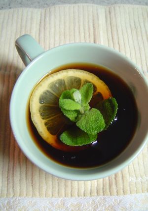 黒蜜レモンミントコーヒー-レシピのメイン写真