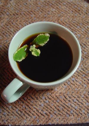ミントフレーバーコーヒー-レシピのメイン写真