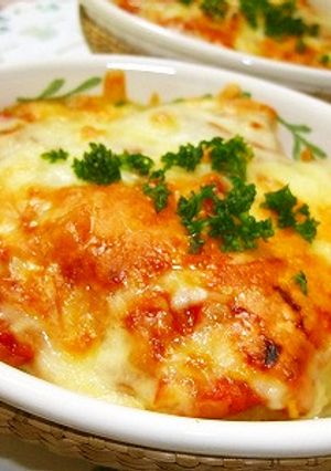 *ポテトとトマトソースのチーズ焼き*-レシピのメイン写真