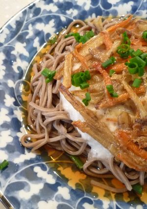 mamaランチ～きんぴら天の日本そば～-レシピのメイン写真