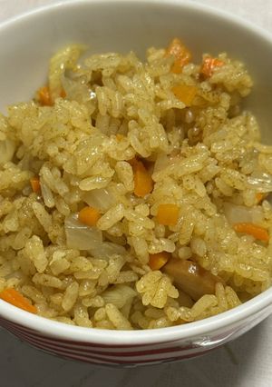 炊飯器でカレーピラフ-レシピのメイン写真