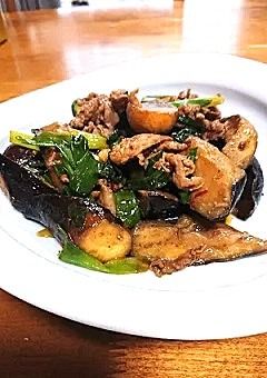 茄子と豚肉の豆板醬炒め-レシピのメイン写真