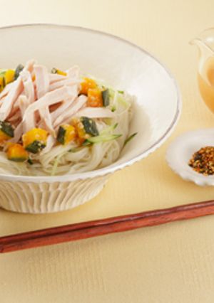 梅味噌 冷やし素麺-レシピのメイン写真