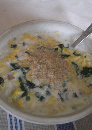 ☆栄養満点♪たまごミルクスープ飯☆-レシピのメイン写真