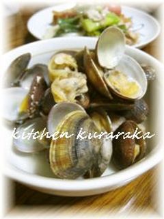 アサリの酒蒸しガーリック風味-レシピのメイン写真