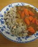 野菜カスを使ったカレー（保温調理）