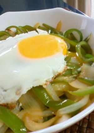 ピーたまの青じそドレッシング炒め-レシピのメイン写真
