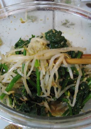 もやしとほうれん草のおひたし風サラダ-レシピのメイン写真