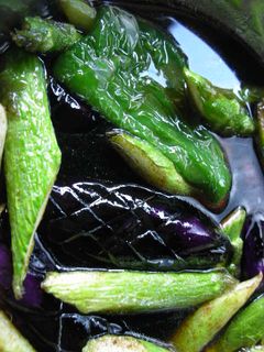 ☀暑い日はコレ 冷え冷え野菜の揚げびたし-レシピのメイン写真