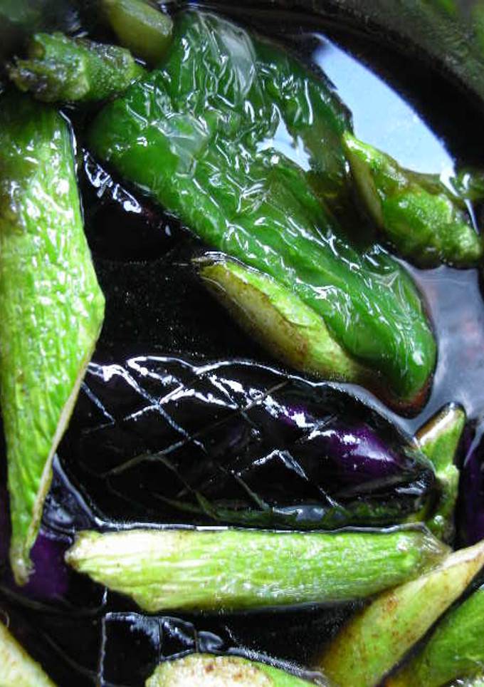 ☀暑い日はコレ　冷え冷え野菜の揚げびたし-レシピのメイン写真