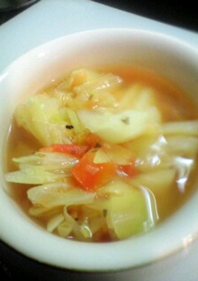 簡単！トマトスープ-レシピのメイン写真